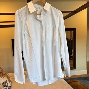 Athleta Crisp White Button Down Shirt